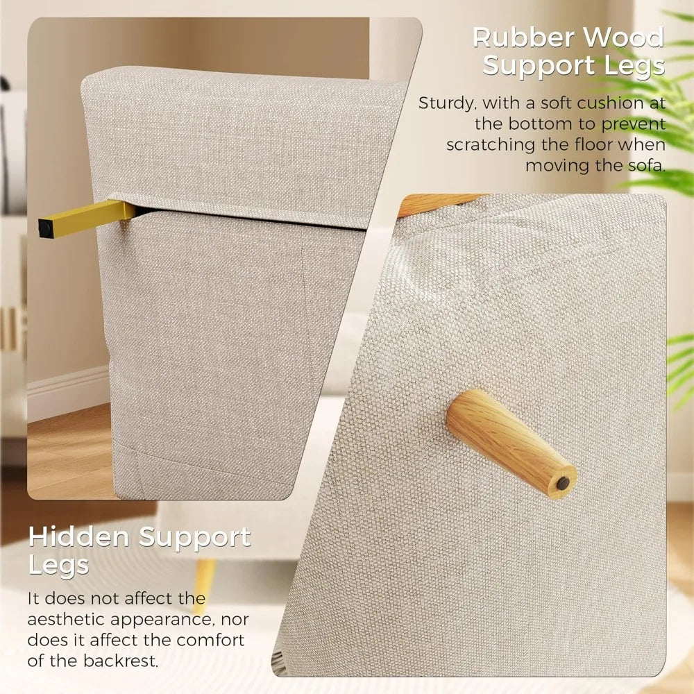 MKDK 3 In 1 Convertible Chair Bed Sleeper For Adults