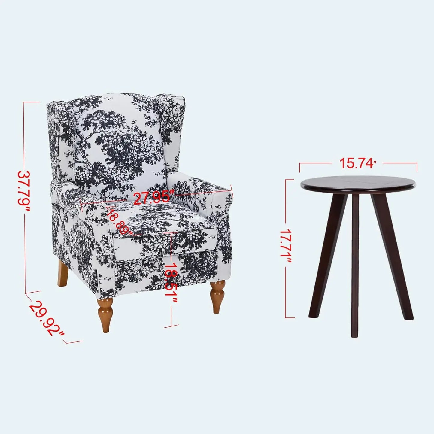 Modern Luxury Armchair And Coffee Table Set Living Room