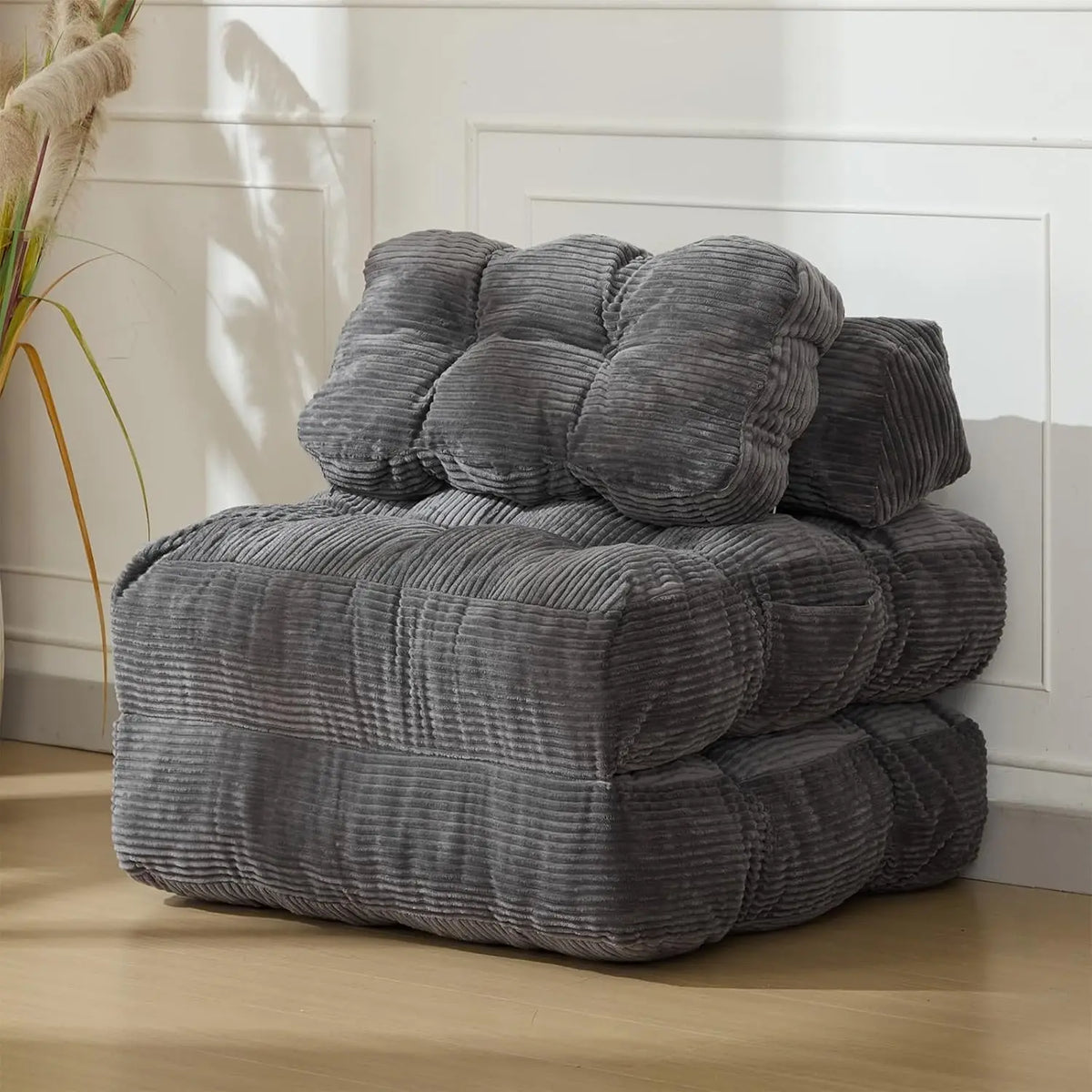 HiMISS Folding Sofa Bed Convertible Sleeper Chair With Pillow