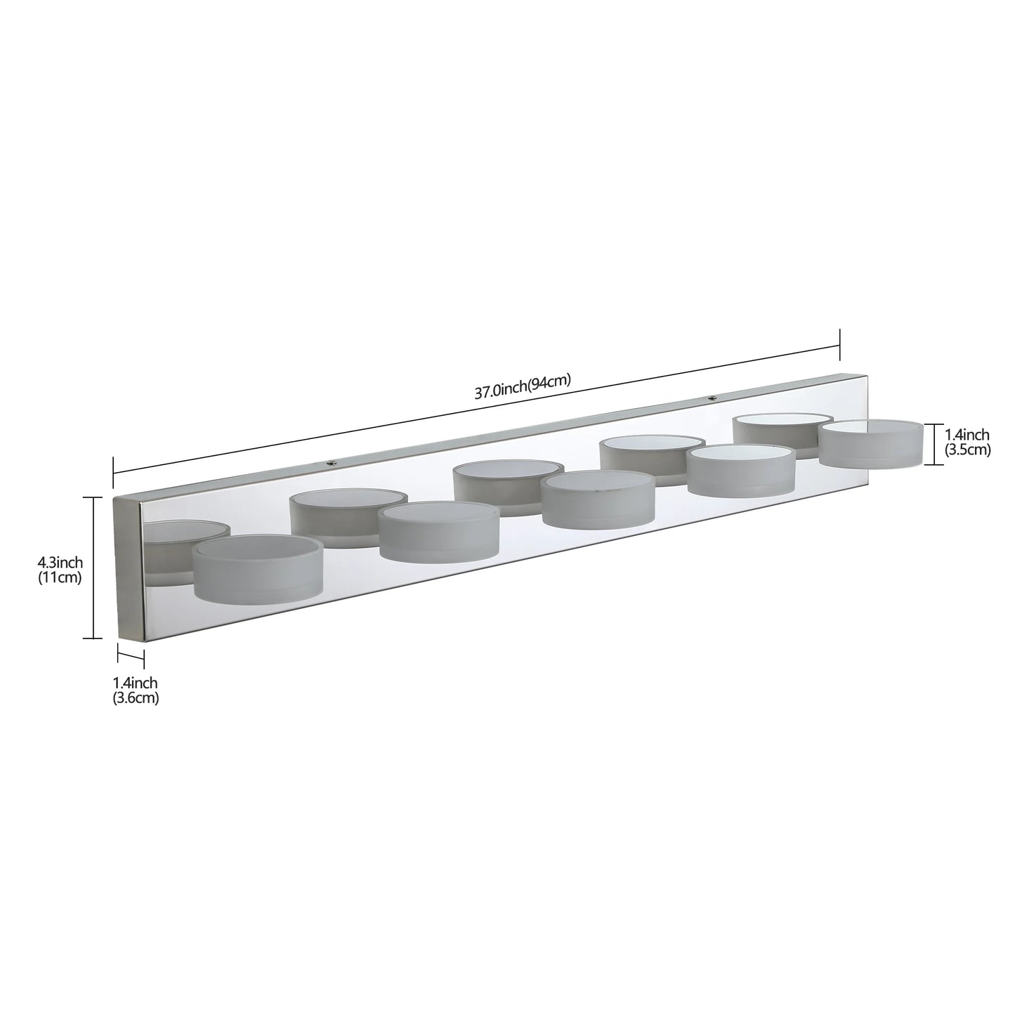 ARLGSITE LED Wall Light With Acrylic Lampshade Energy Saving
