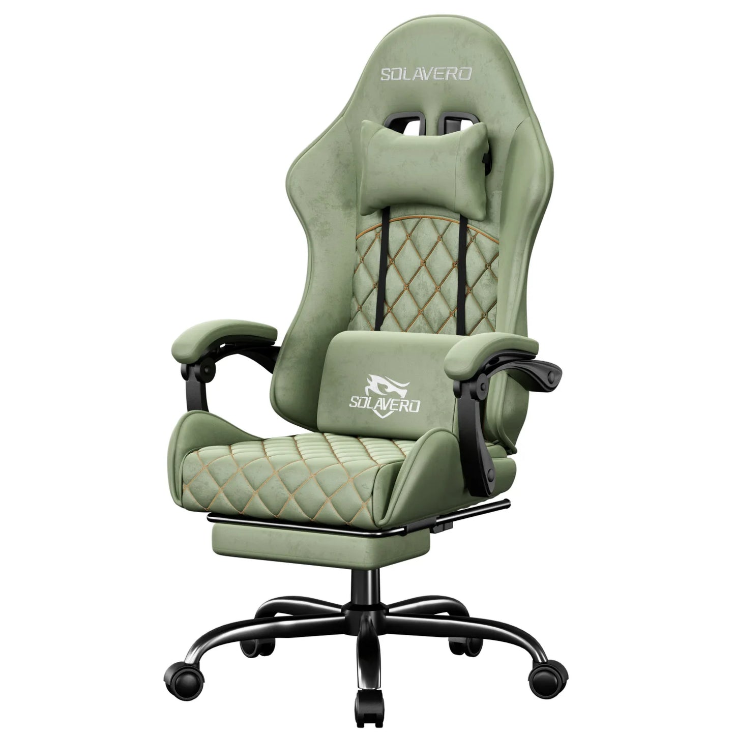 Massage Gaming Chair Ergonomic Office Chair With Headrest