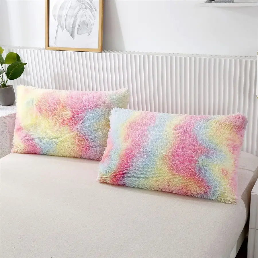 Rainbow Girls Bedding Set 3-Piece Duvet Cover Pillowcases