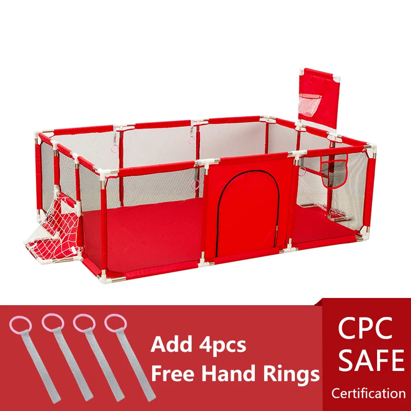 IMBABY Child Playpen and Basketball Fence Safety Barrier