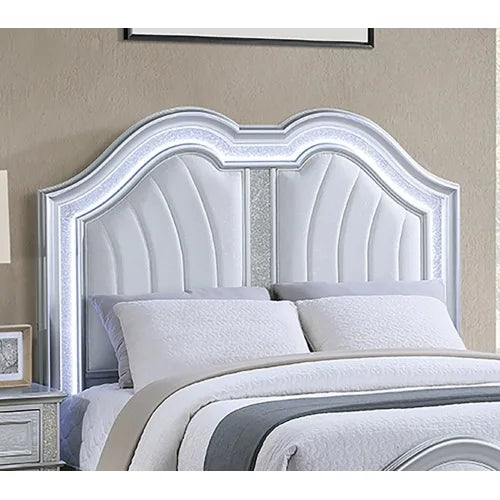 Contemporary Modern Bedroom Bed With Built In USB Charging