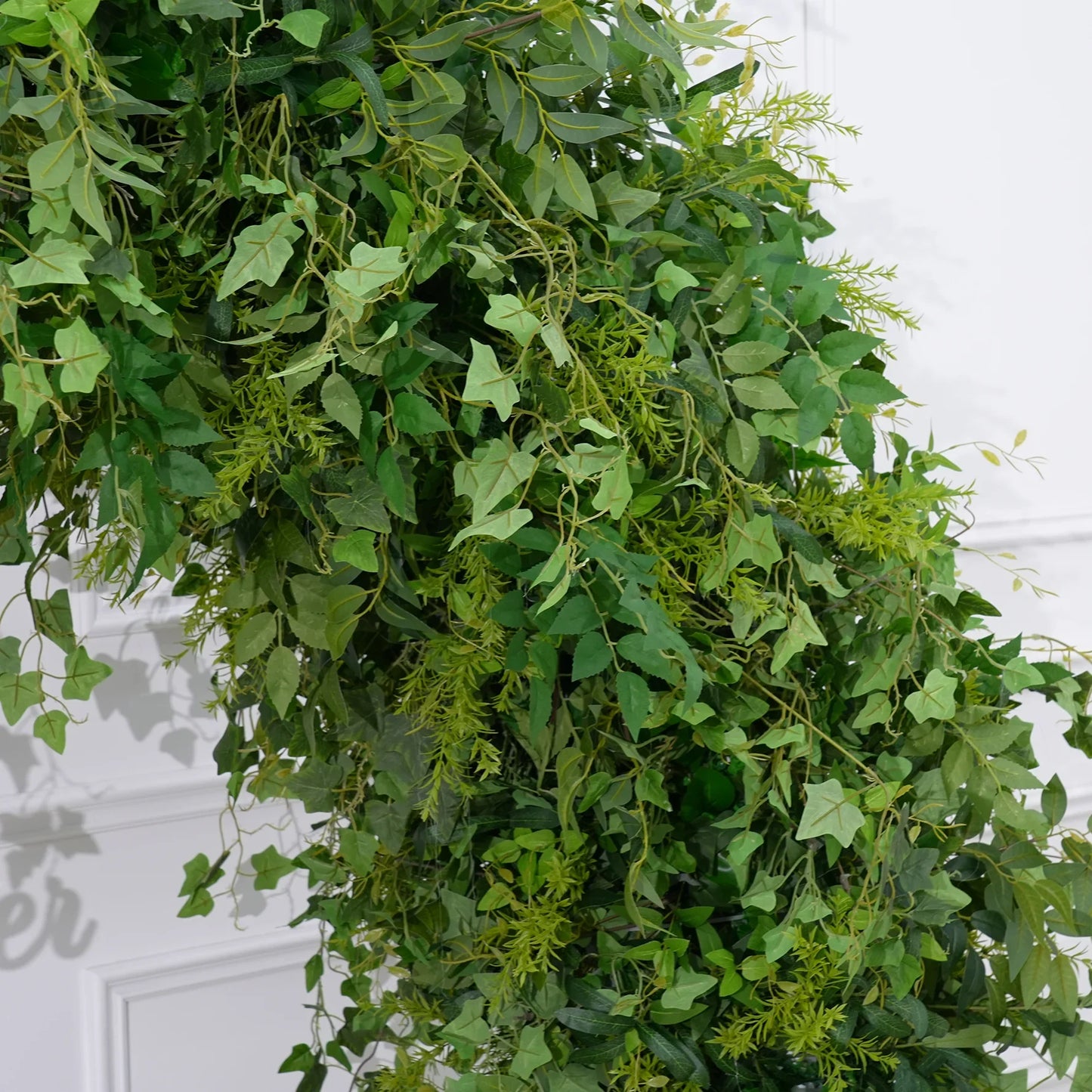 Angela Flower Mori Greenery Wedding Backdrop Arch Floral Arrangement
