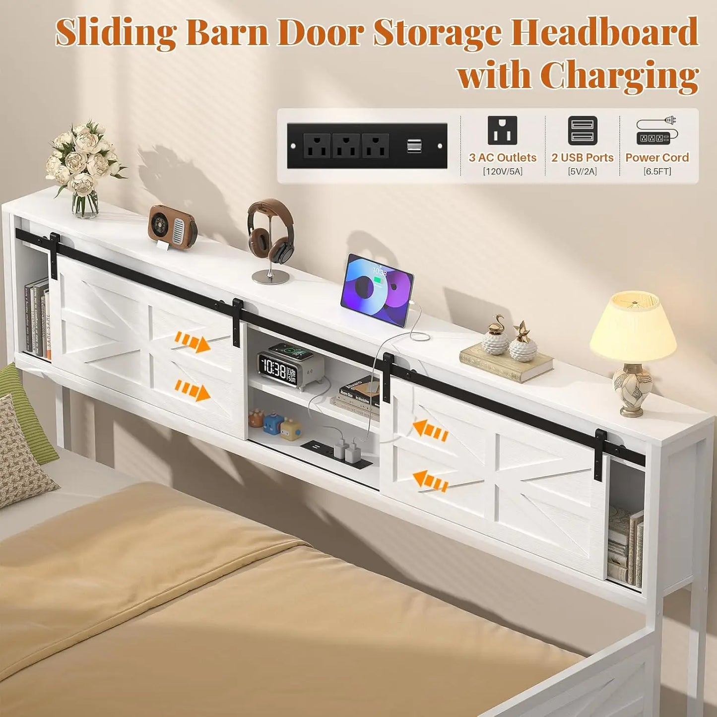 Folded Daybed With Pop Up Trundle And Bookcase Headboard