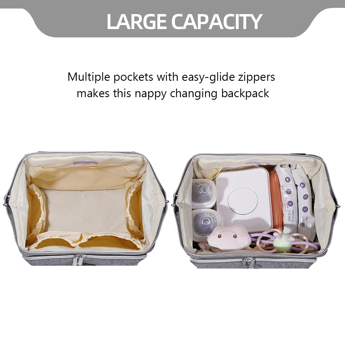Sunveno Stylish Upgrade Diaper Bag Backpack Multifunction