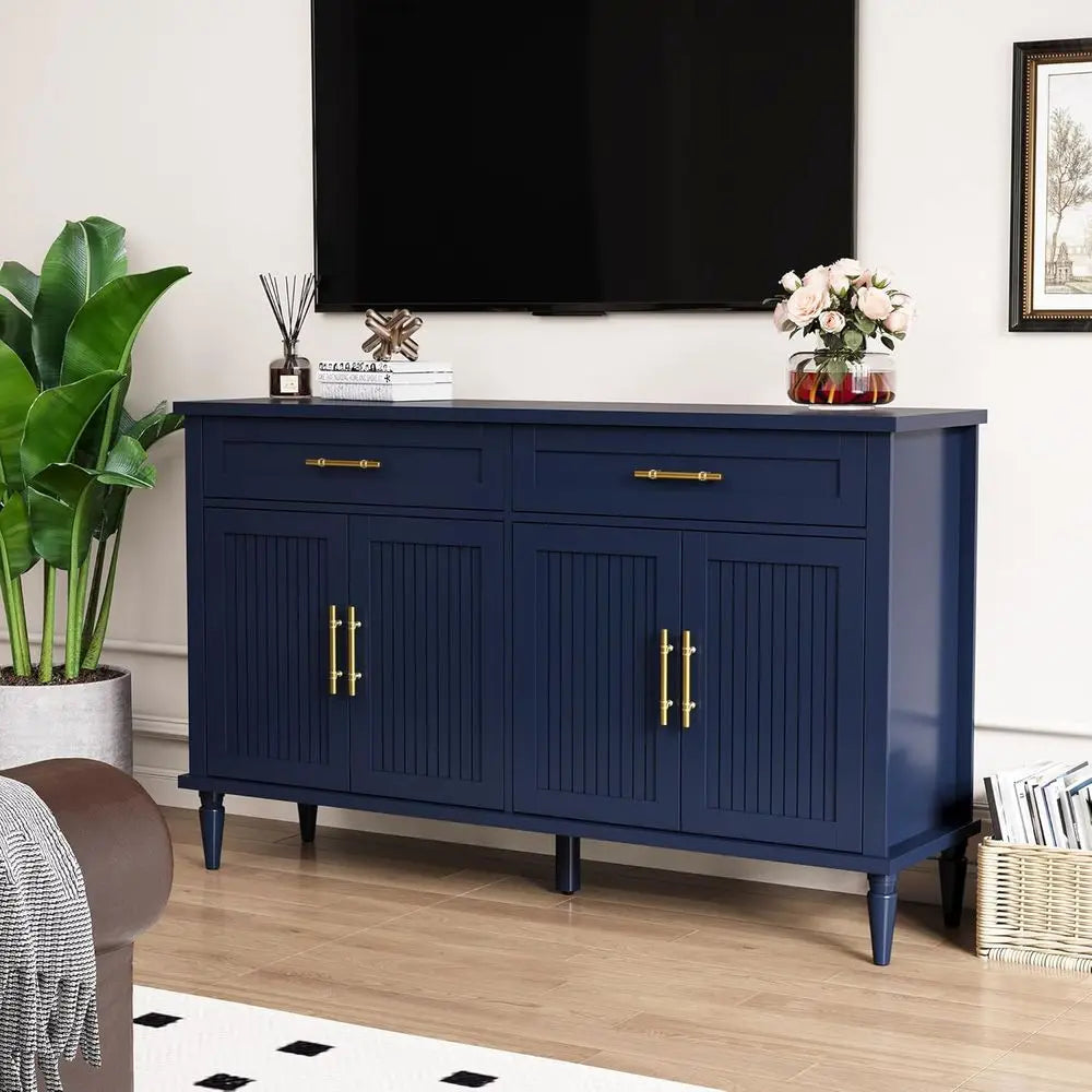 Sideboard Buffet Cabinet With Storage and Adjustable Shelves