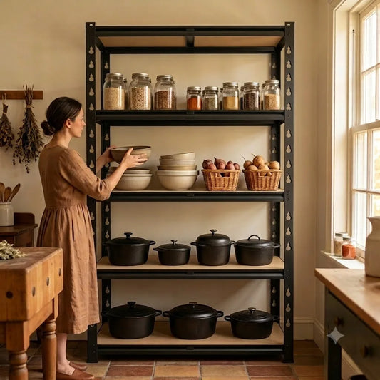 Adjustable Heavy Duty Metal Shelving Rack For Kitchen Storage
