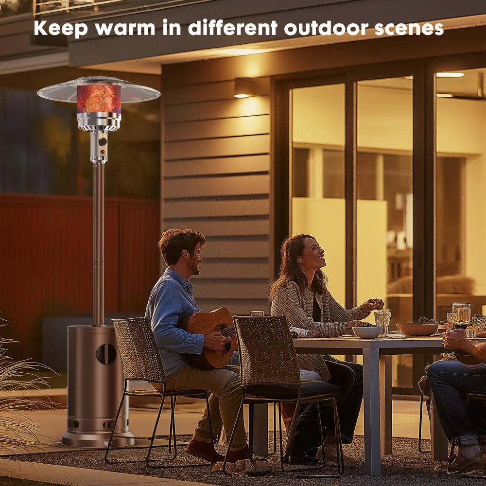 48,000 BTU Propane Patio Heater with Safety Protection System