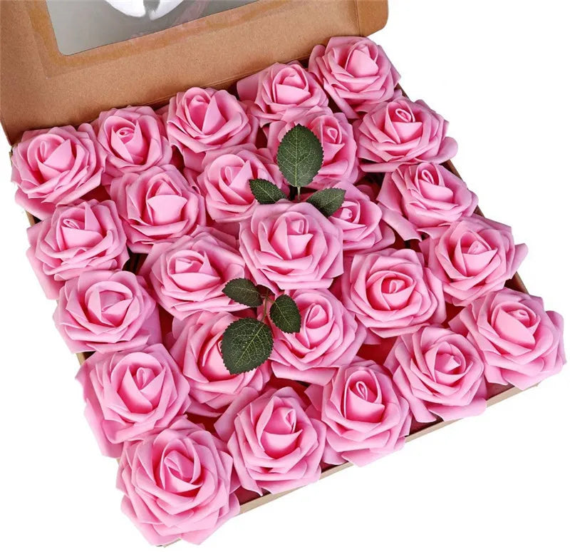 Artificial Foam Rose Flowers for Weddings Bouquets and Centerpieces