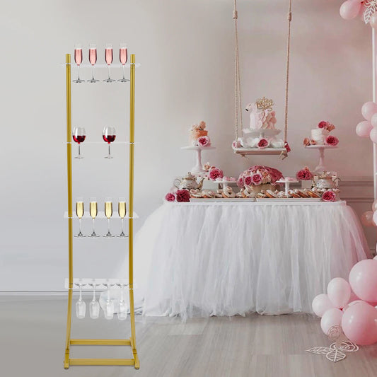Sichuan Champagne Glass Stand Wall Holder for Weddings