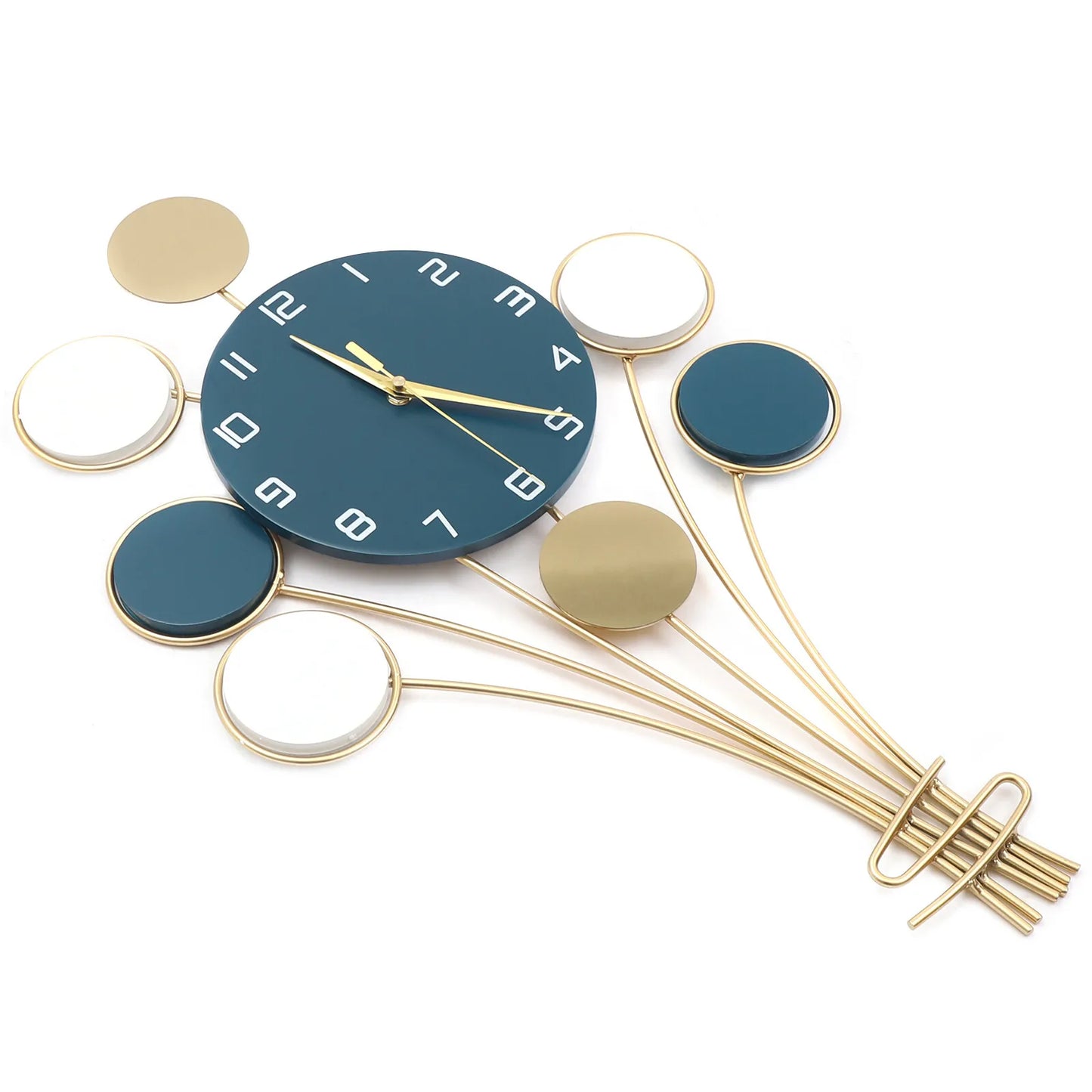 Hign-concerned Balloon Metal Wall Clock Living Room Decor