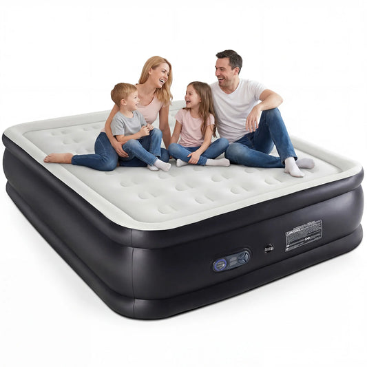 MCQ Memory Foam Air Mattress With Integrated Automatic Pump
