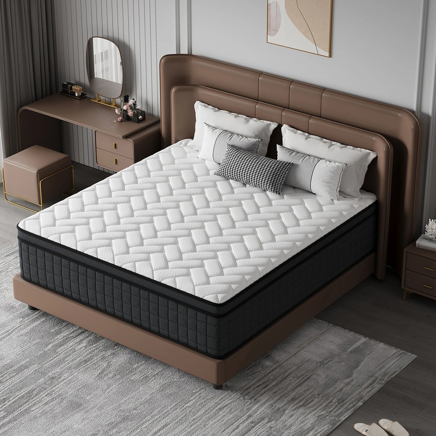 Hybrid Pocket Spring Memory Foam Mattress In A Box