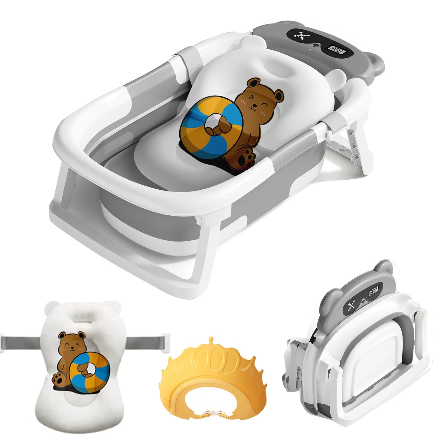 Devine In And Out Cushioned Foldable Baby Bath Tub Pro