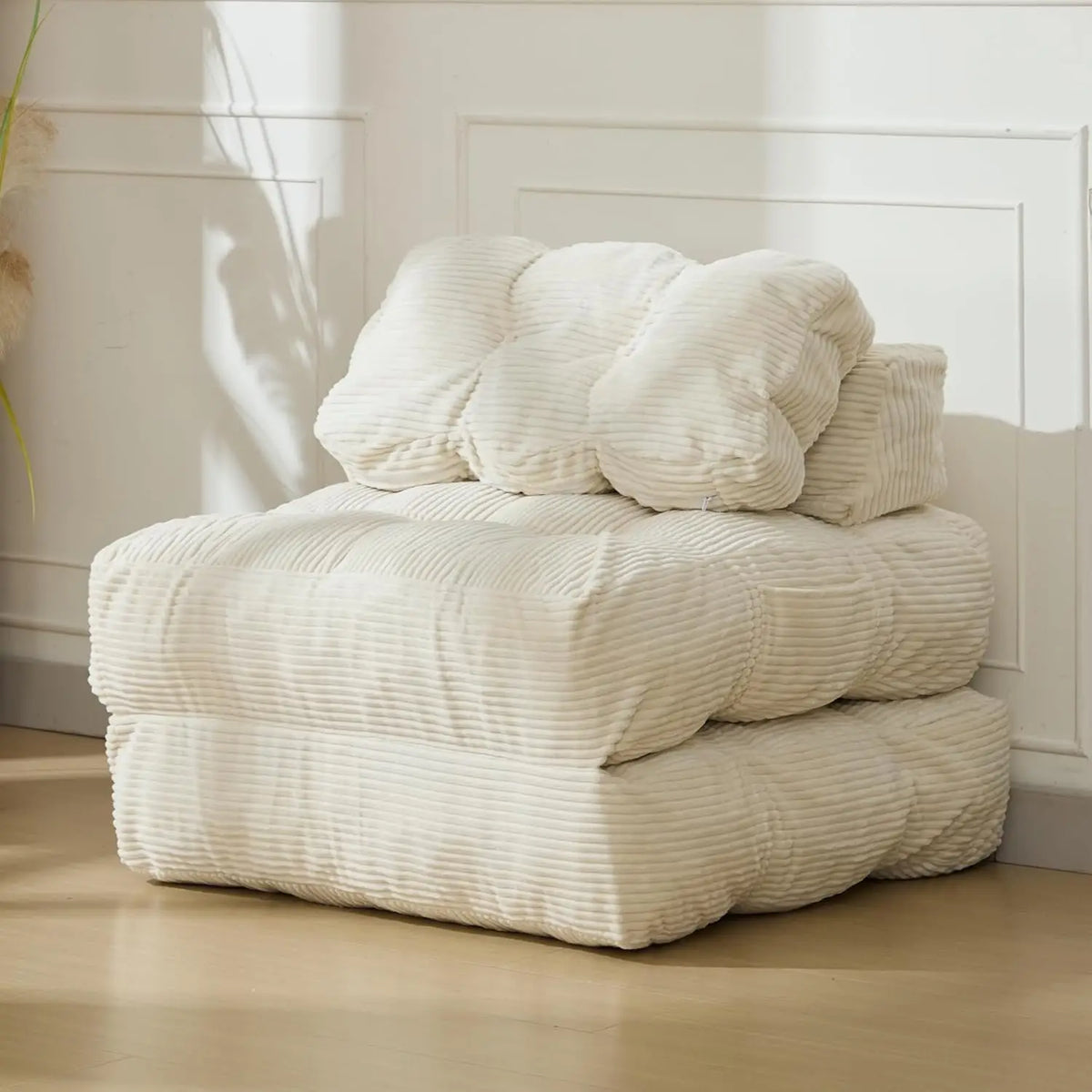 HiMISS Folding Sofa Bed Convertible Sleeper Chair With Pillow