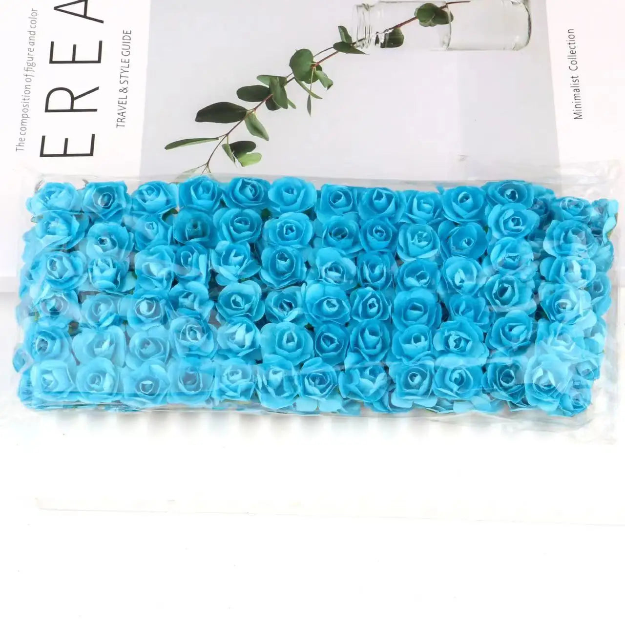 Artificial Paper Rose Bouquet For Scrapbooking And Wedding Decor