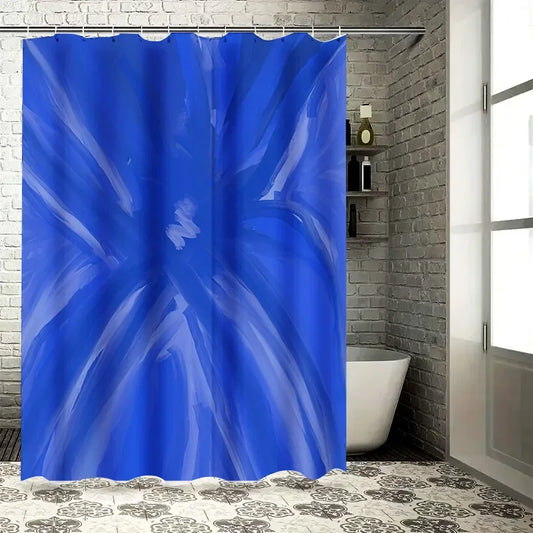 Nonwoven Polyester Shower Curtain Quick Dry Easy Care