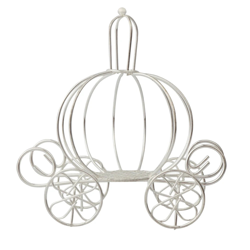 Handmade Metal Princess Carriage Centerpiece Cake Topper For Birthday