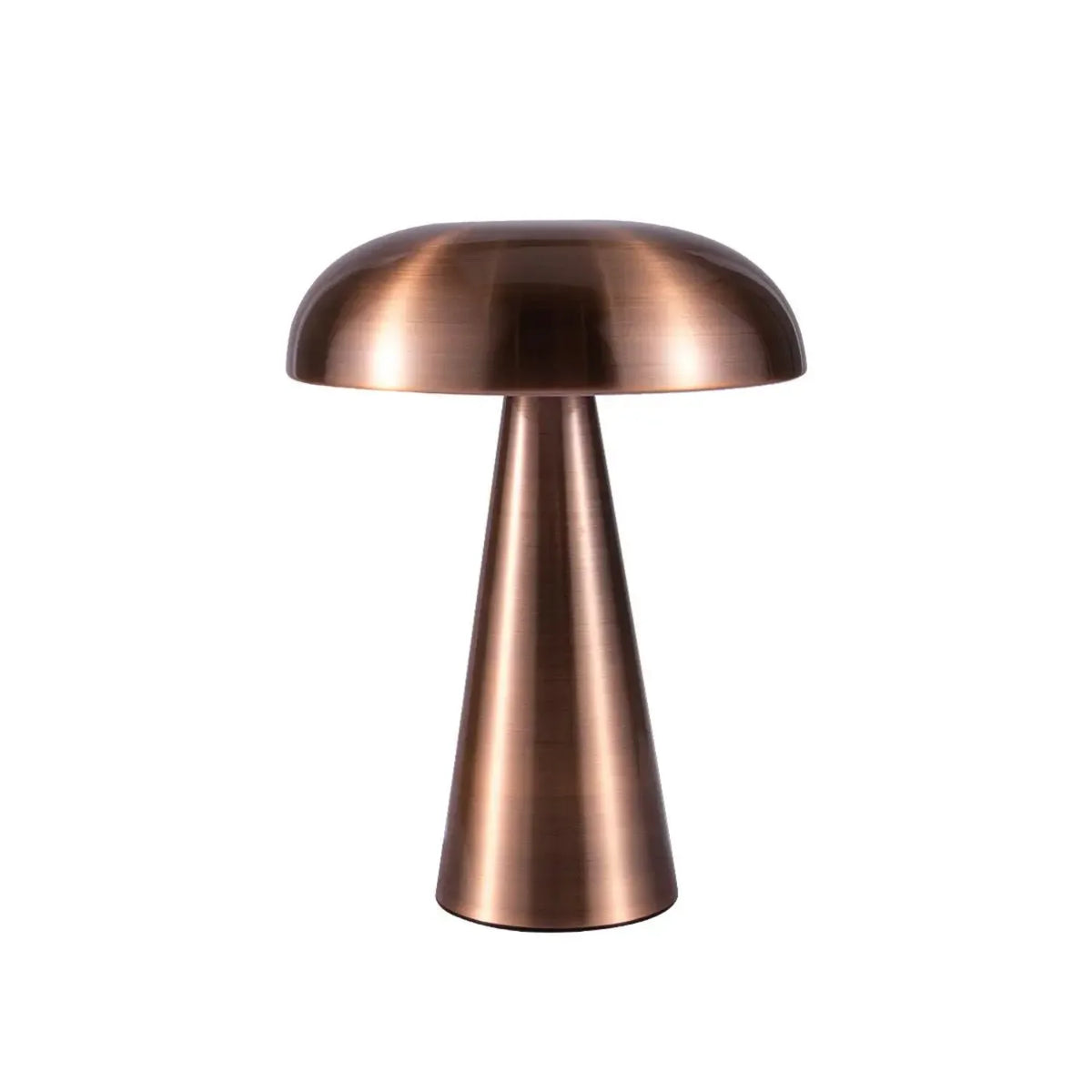 Mushroom Led Table Lamp Touch Dimming Stainless Desk Night Light