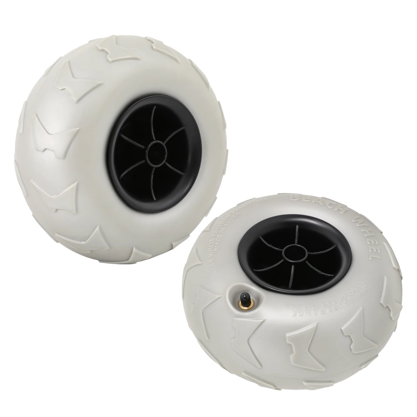 Beach Cart Replacement Inflatable Wheels Set