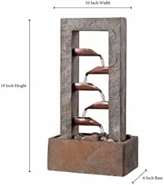 Indoor Table Waterfall Fountain For Home Decor Relaxing