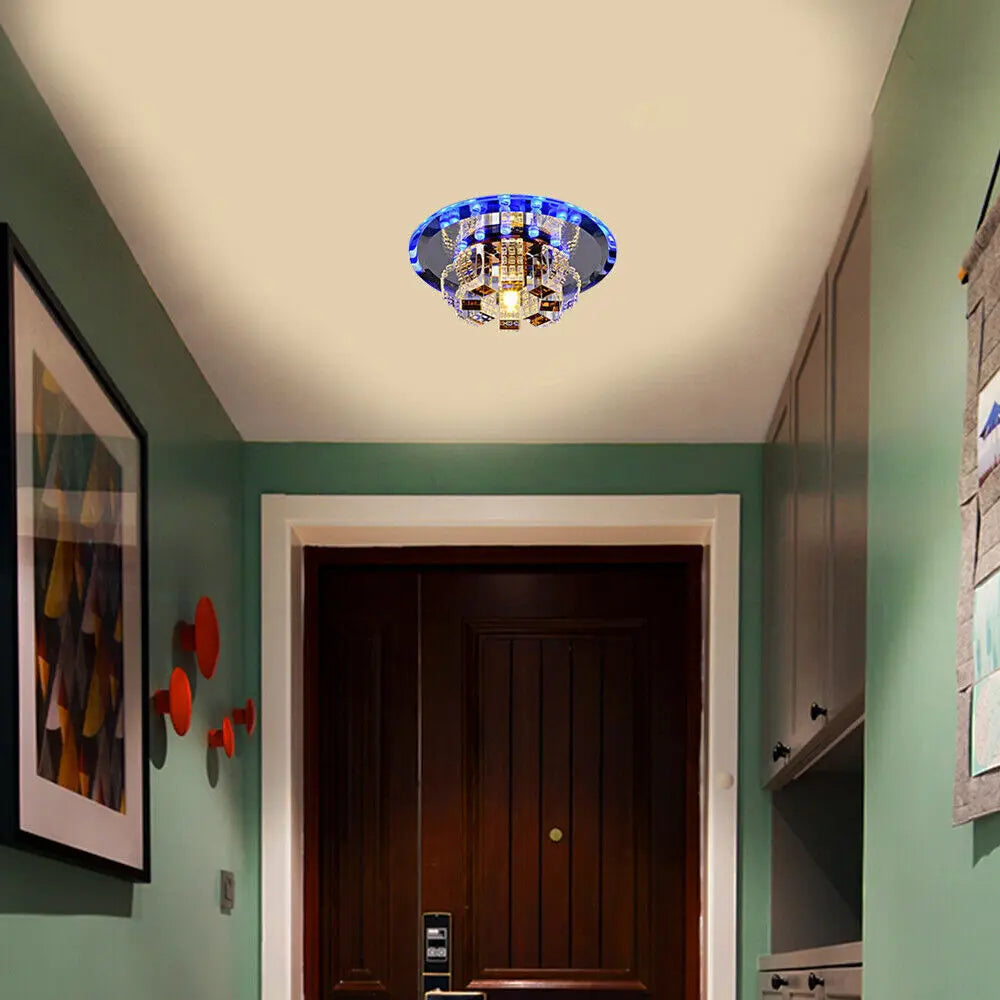 Modern K9 Crystal Led Ceiling Lamp Chandelier Pendant Light