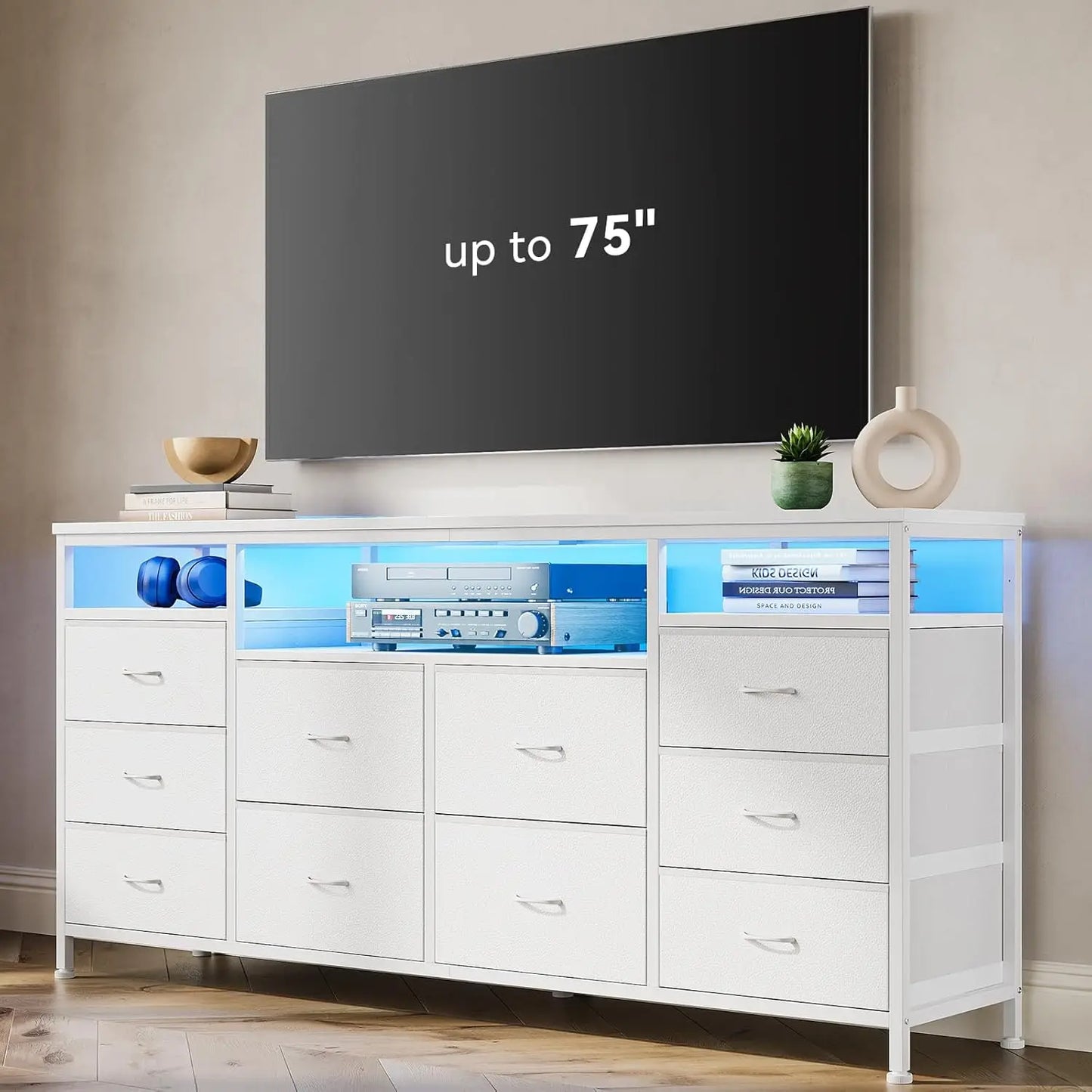 Studyset Ten Drawer TV Stand Dresser