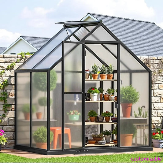 XMSJ Enhanced Aluminum Walk In Greenhouse