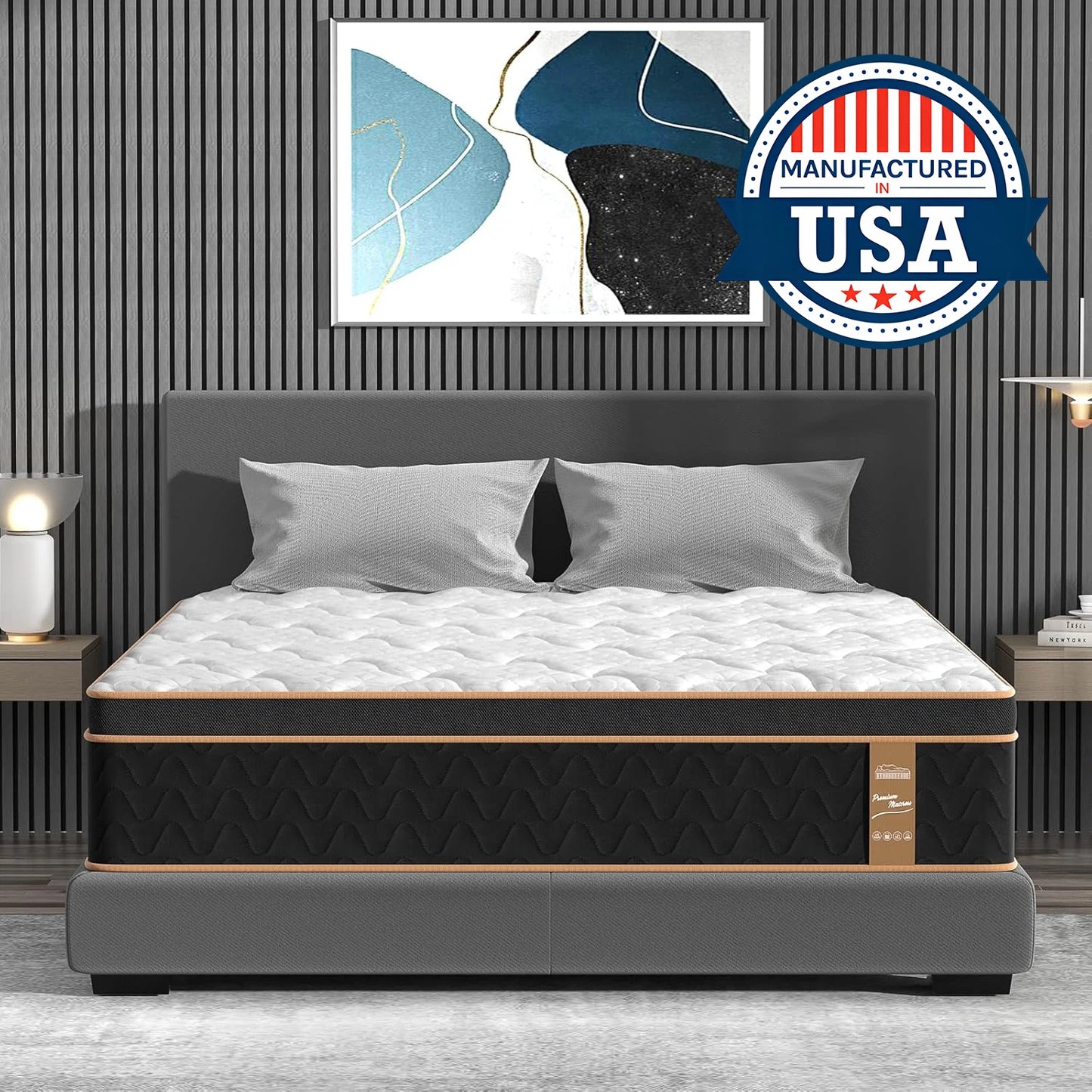 BedStory Hybrid Mattress With Gel Memory Foam And Springs