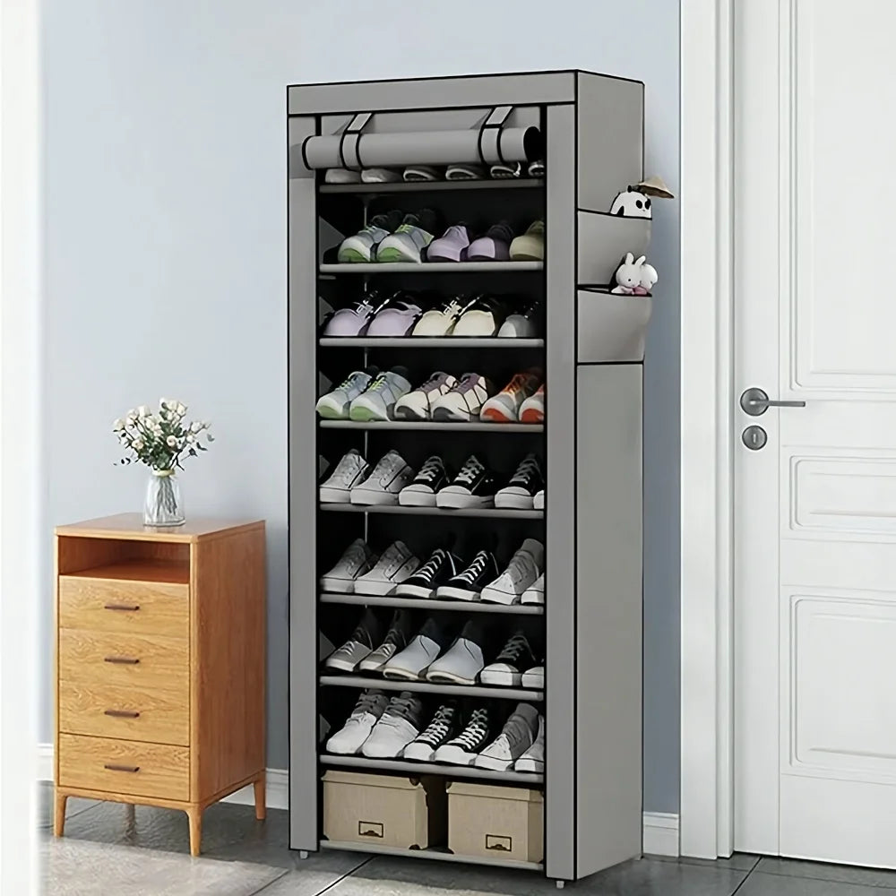 General Use Shoe Rack Holds 18 To 22 Pairs Space Saving