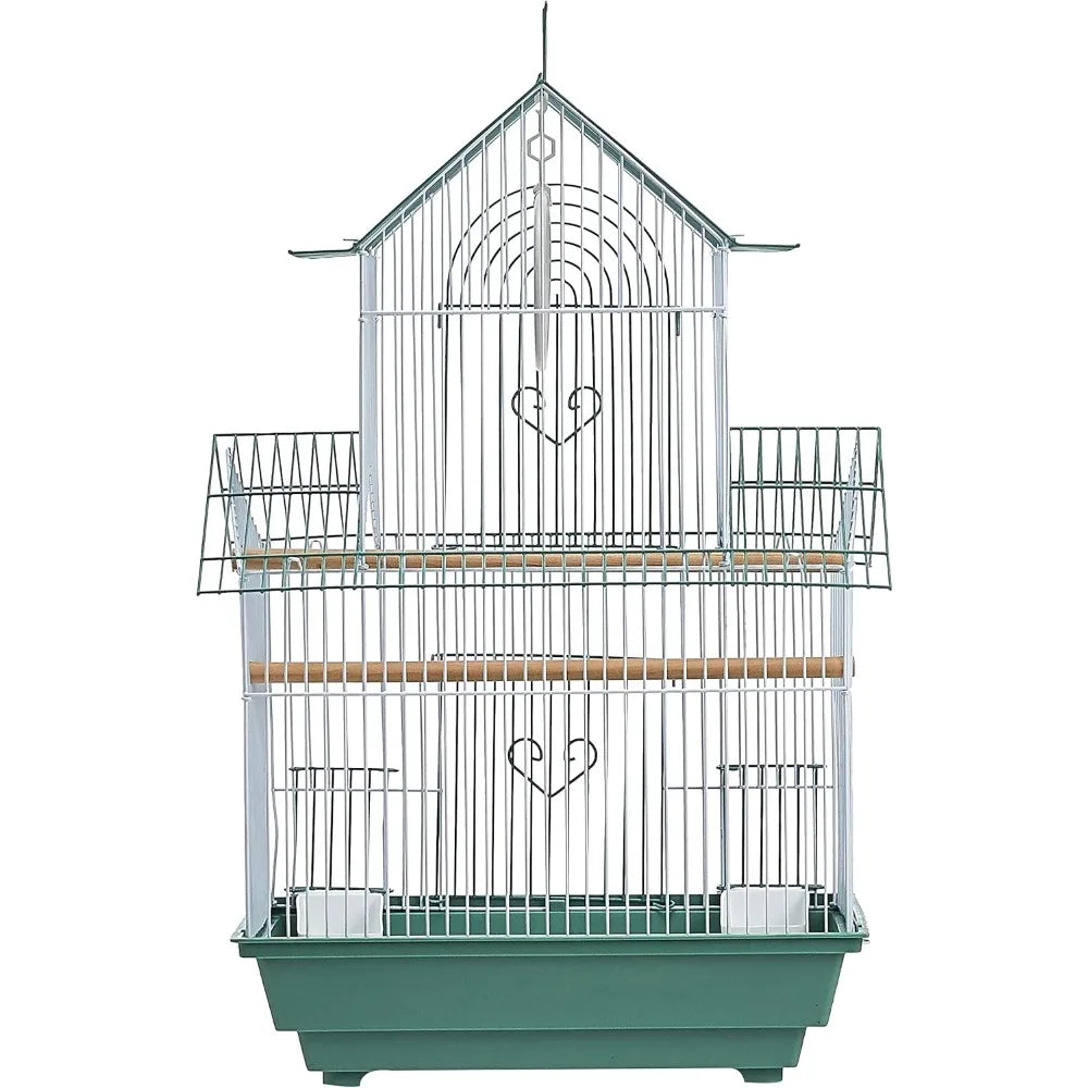 Secure Durable Latch Stainless Steel Parakeet Bird Cage