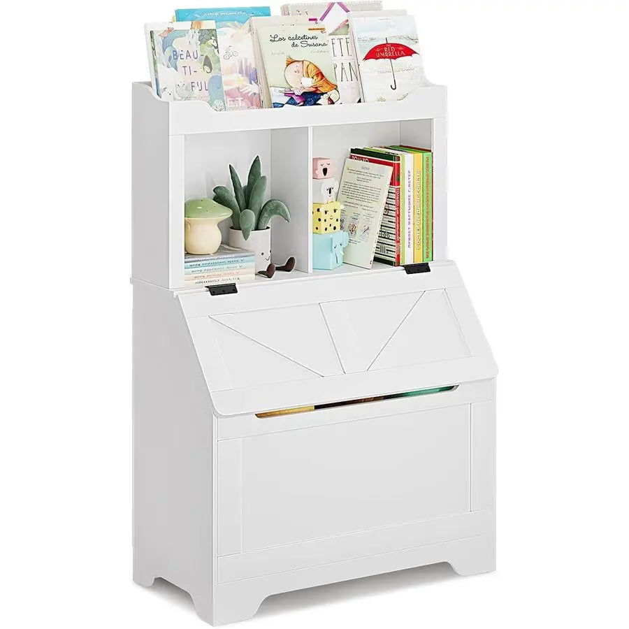 XMSJ Kids Bookshelf Toy Storage Organizer