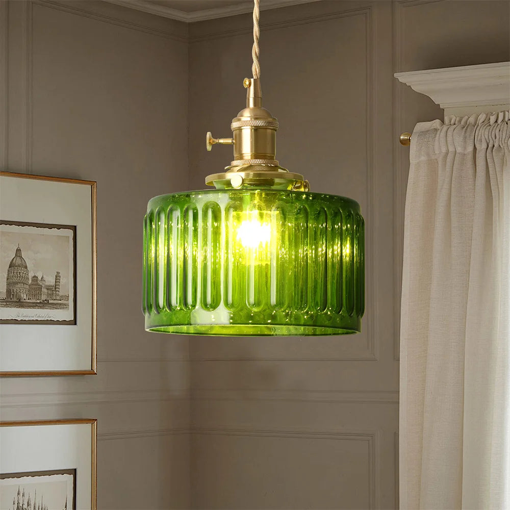VETRULUS Modern LED Crystal Pendant Light for Kitchen Islands and Dining Rooms