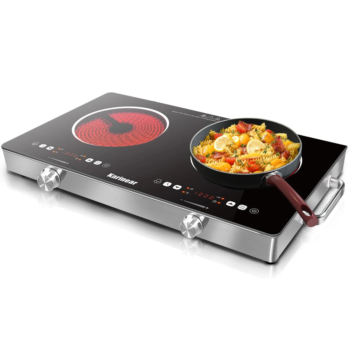 Karinear Ceramic Hob With Safety Lock And Touch Control