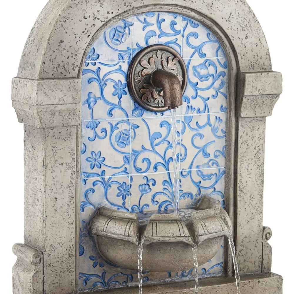 Manhasset Outdoor Faux Stone Floor Fountain Waterfall