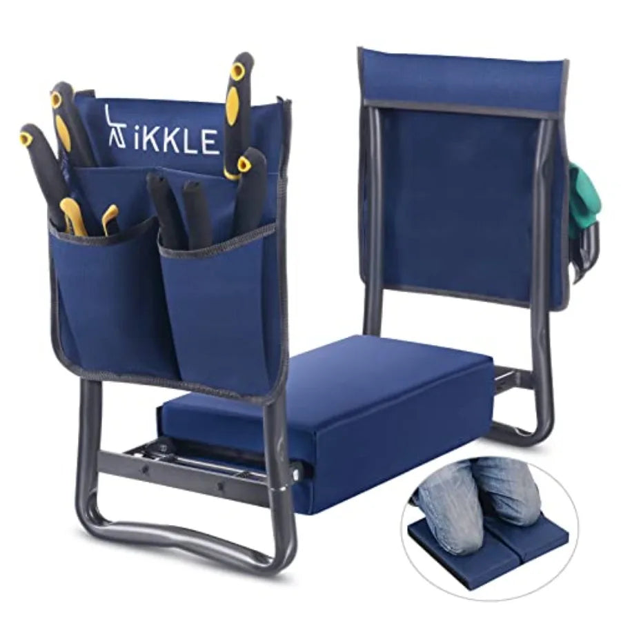 SHXI Heavy Duty Garden Kneeler Seat With Detachable Pad