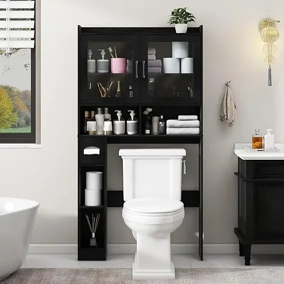 Farmhouse Style Over Toilet Storage Cabinet