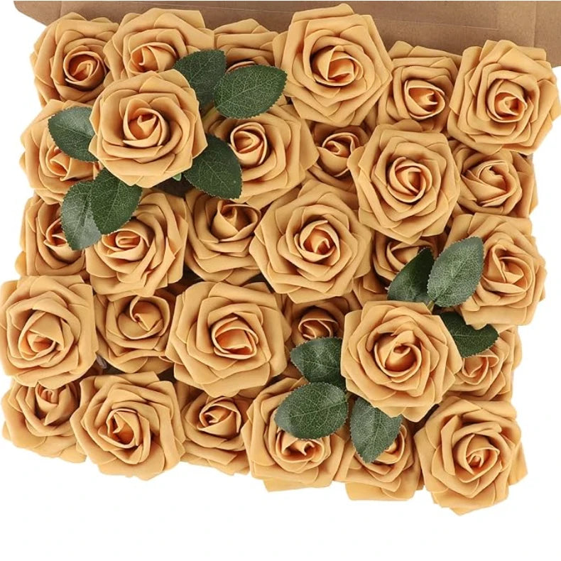Artificial Foam Rose Flowers for Weddings Bouquets and Centerpieces