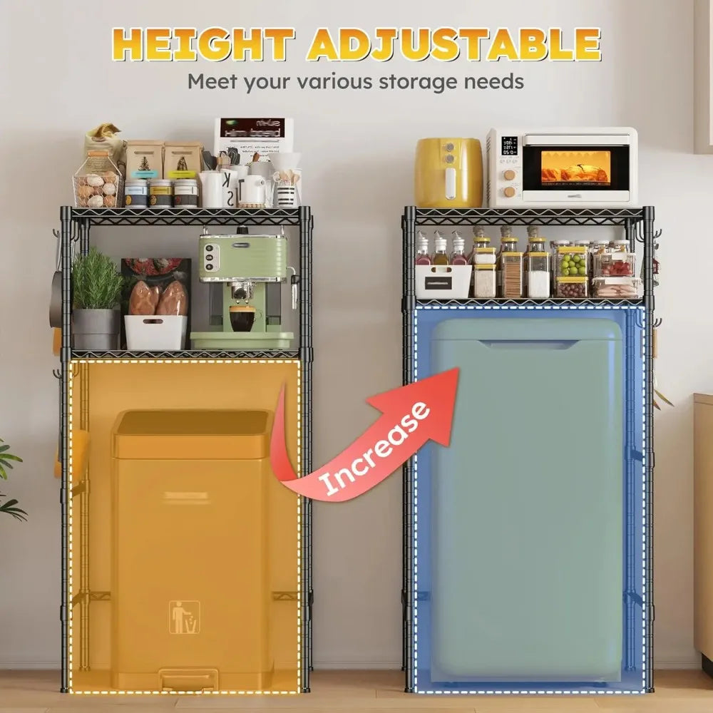 2 Tier Mini Fridge Shelving For Dorms Steel Storage