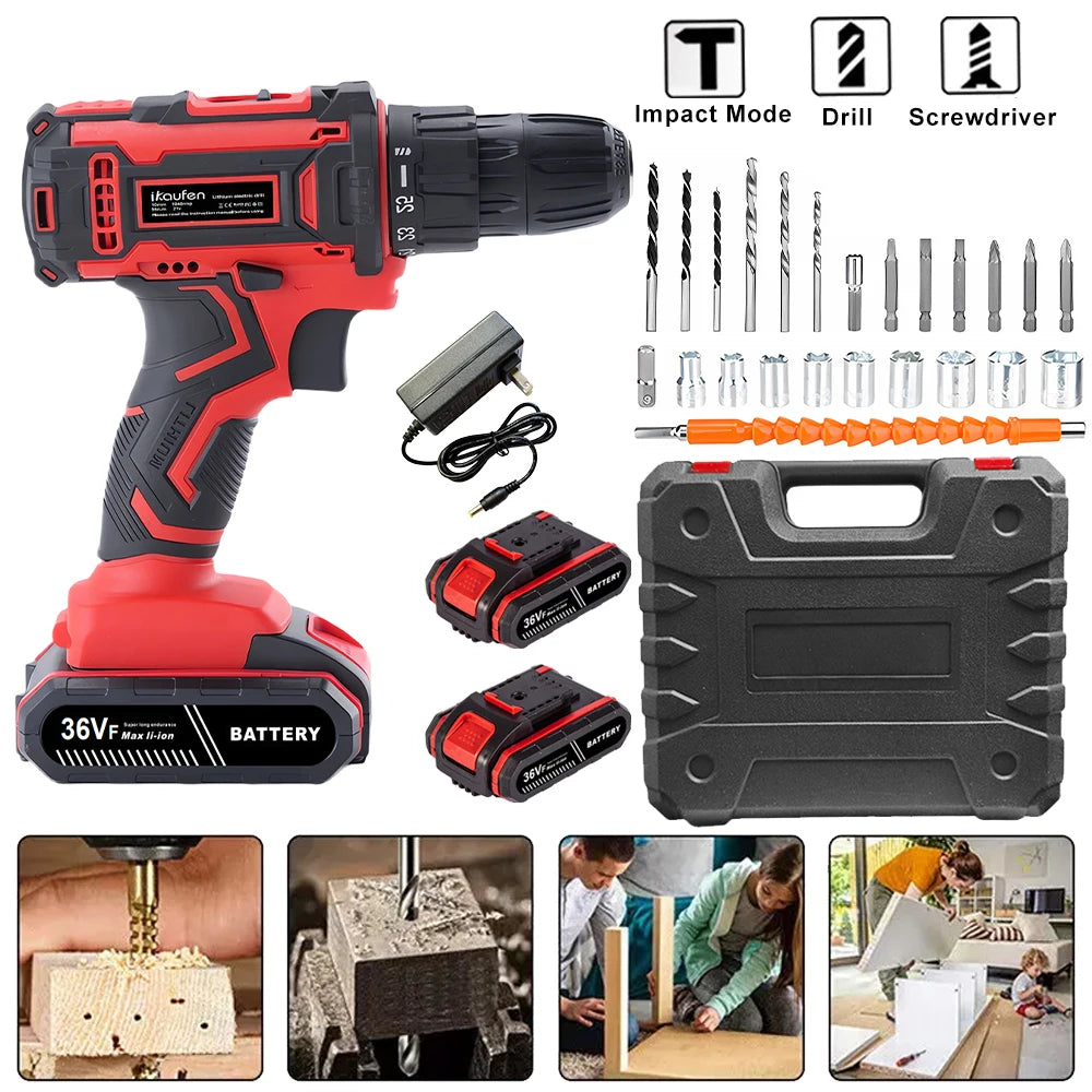 21V Cordless Lithium Battery Drill by NoEnName