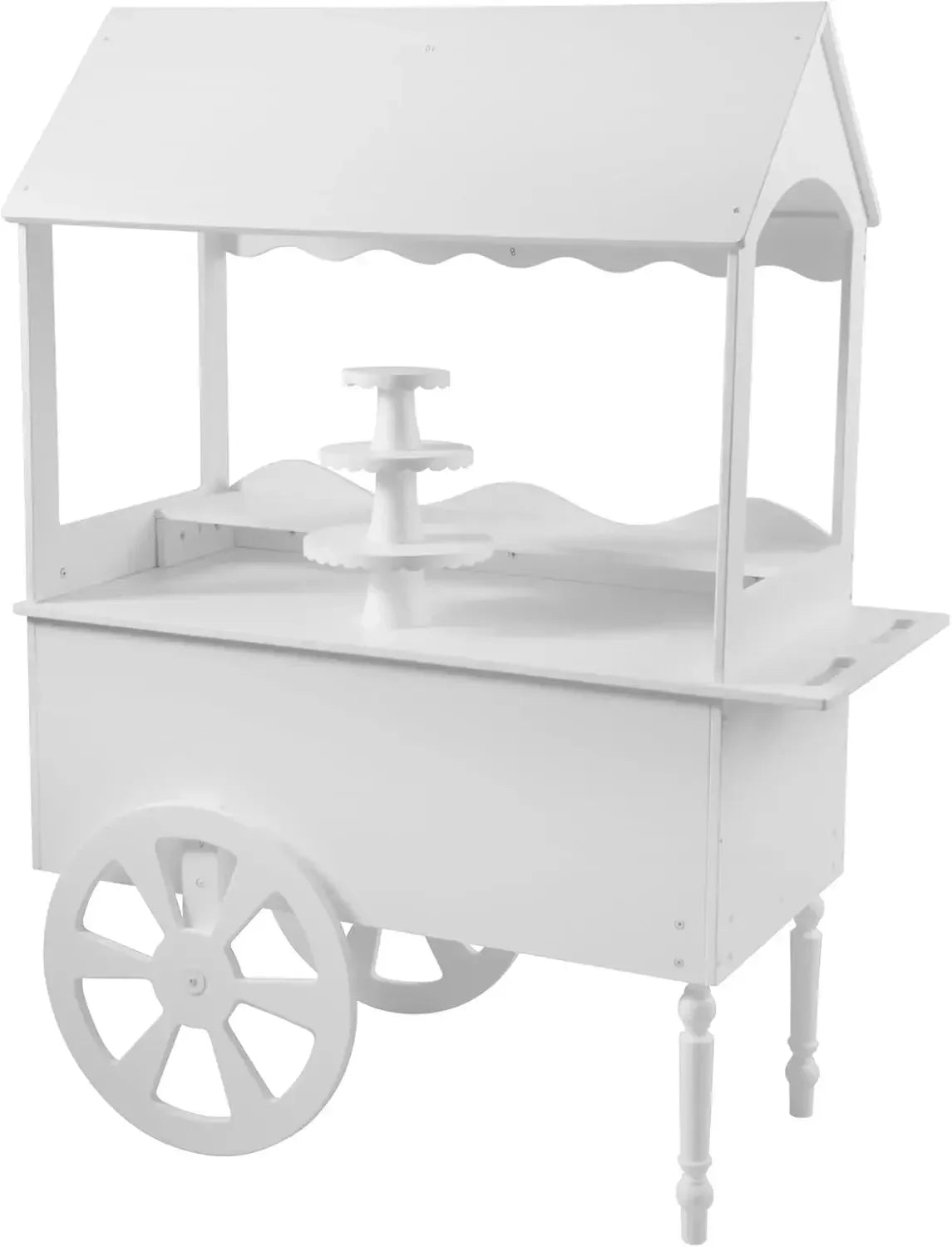 Candy Cart For Party Vintage Dessert Cart With Wheels