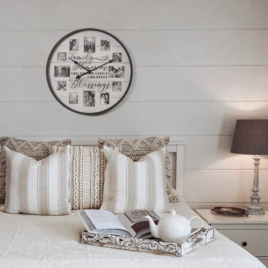 Hign-concerned Sentiment Frame Wall Clock Farmhouse Decor