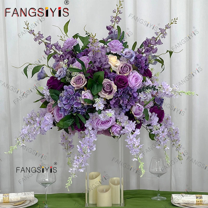 Artificial Wedding Backdrop Arch Floral Arrangement With Roses