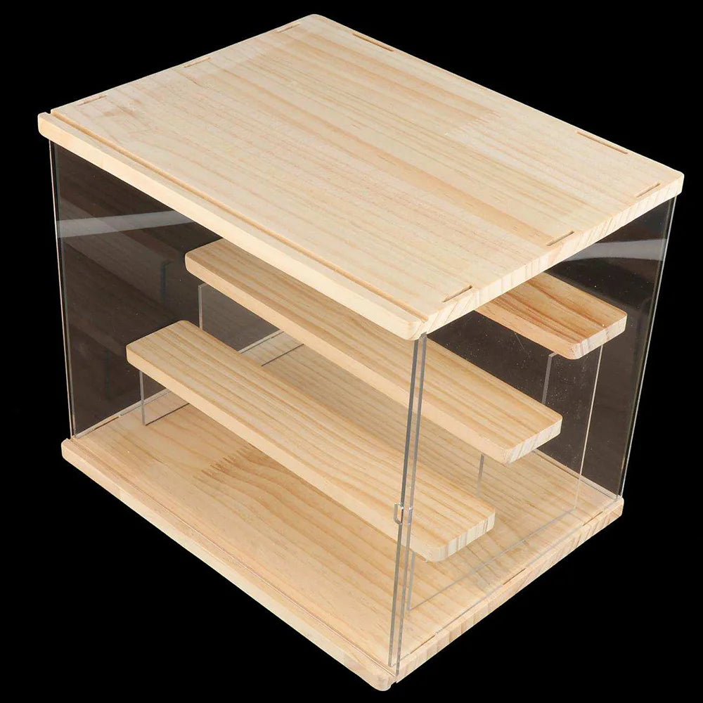 Feature Acrylic 4 Tier Display Countertop Storage Rack