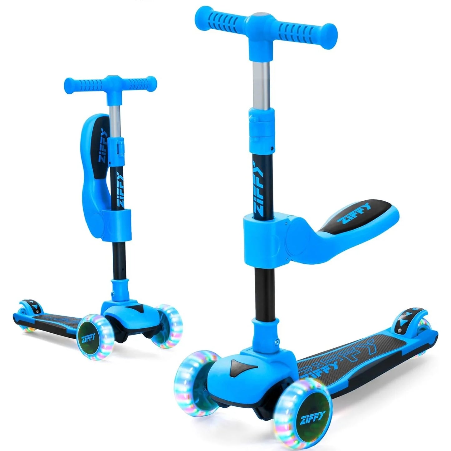 Joyfy Two In 1 ToddlersandKids Scooter Three Wheel LED