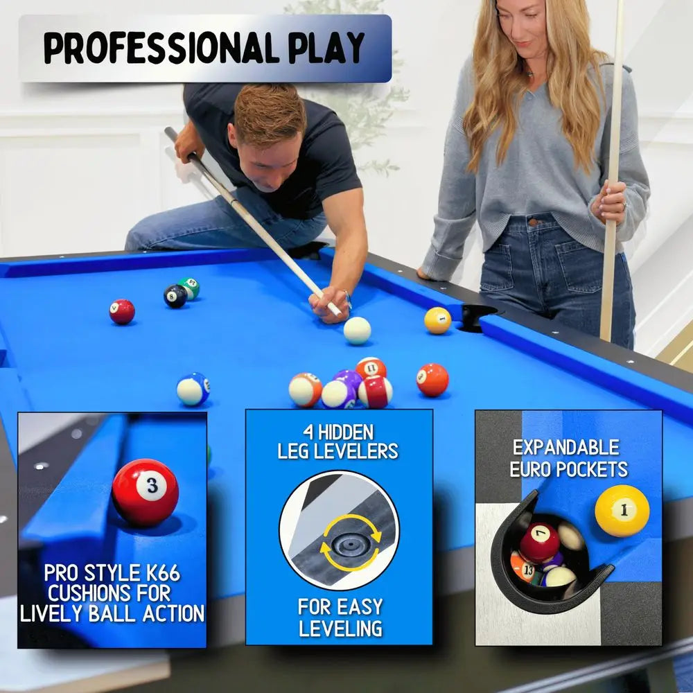 YTYIN MultiGame Table Billiards And Ping Pong Set Pro