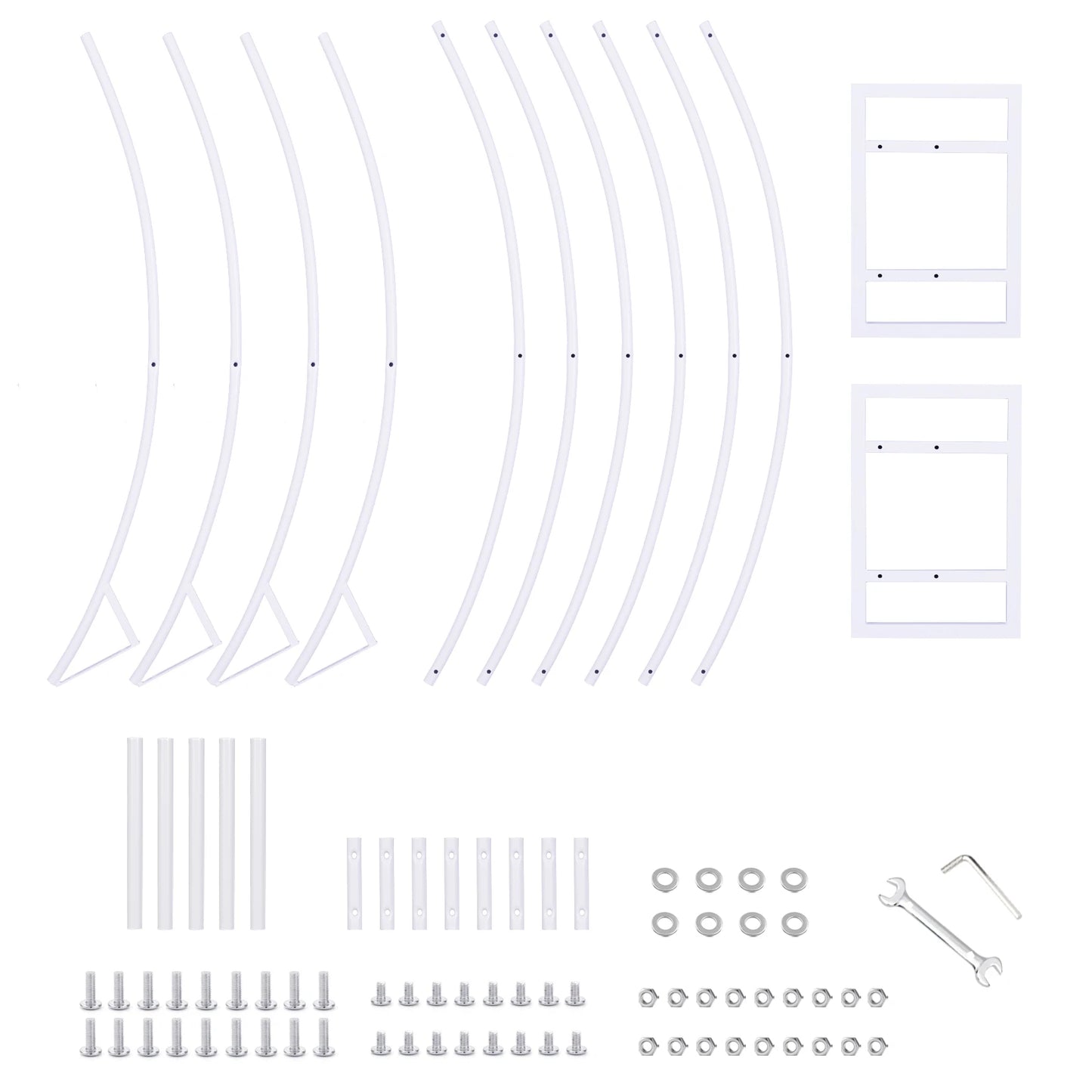 Metal Round Wedding Arch Backdrop Frame Flower Garland