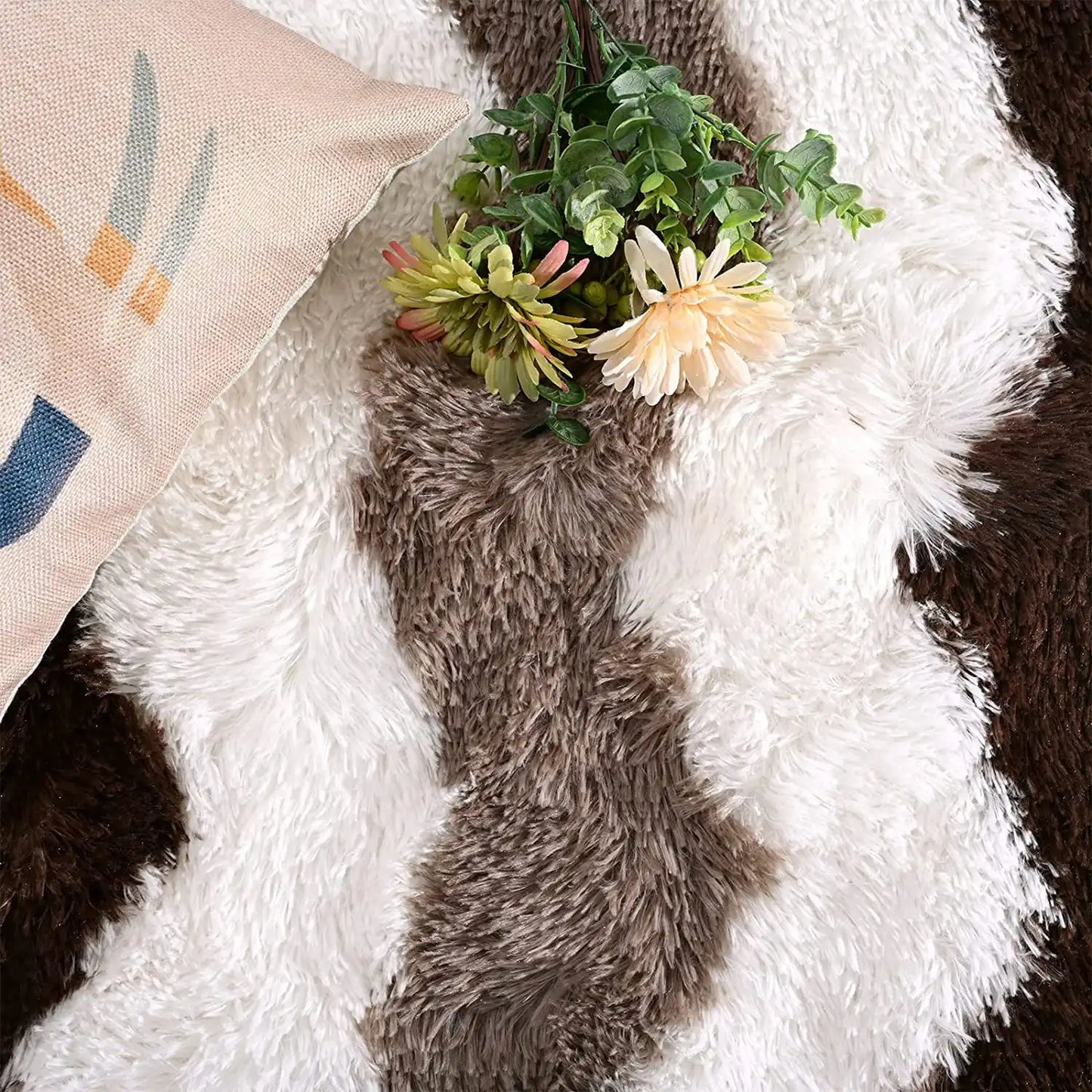 Soft Shaggy Plush Area Rugs for Home Decor